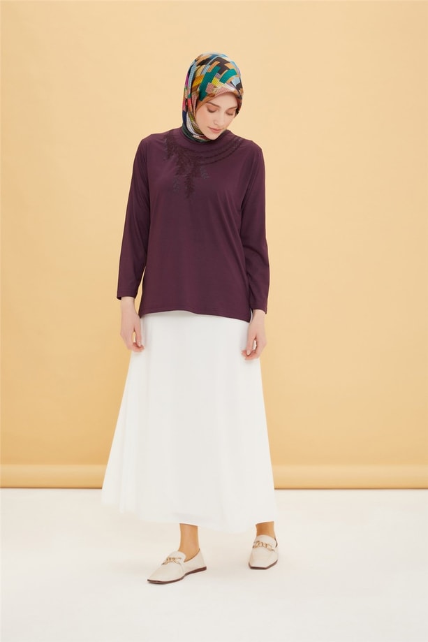 Armine Penye 22YD9029 Mürdüm