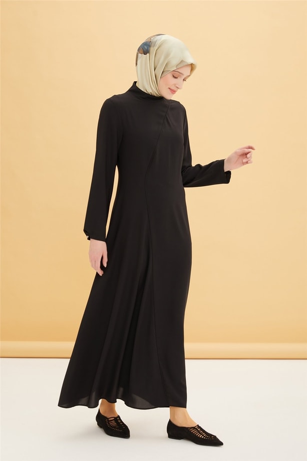 Armine Elbise 22Y9405 Siyah