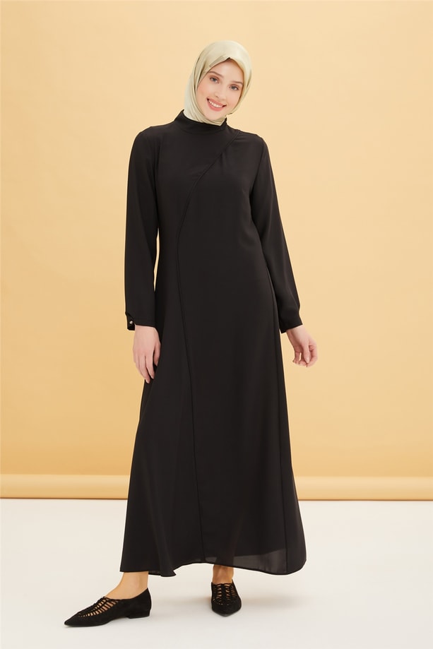 Armine Elbise 22Y9405 Siyah
