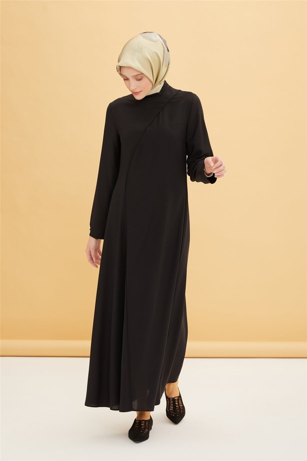 Armine Elbise 22Y9405 Siyah