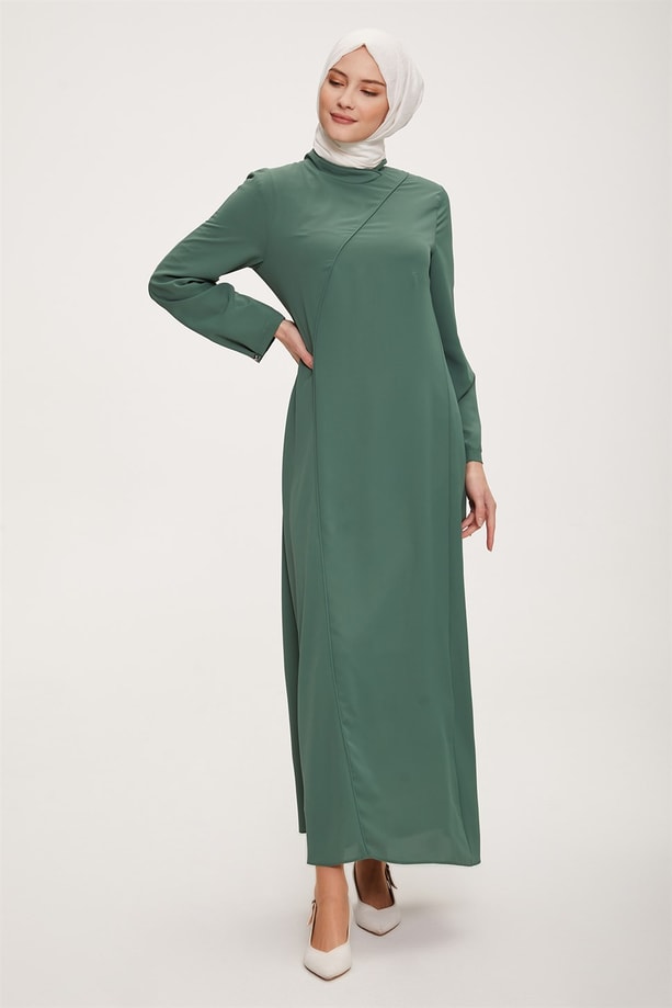 Armine Elbise 22Y9405 Çam Yeşili
