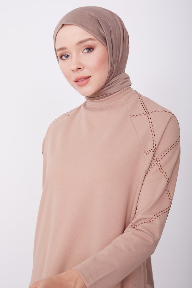 Armine Pantolonlu Takım 23KD4420 Bej
