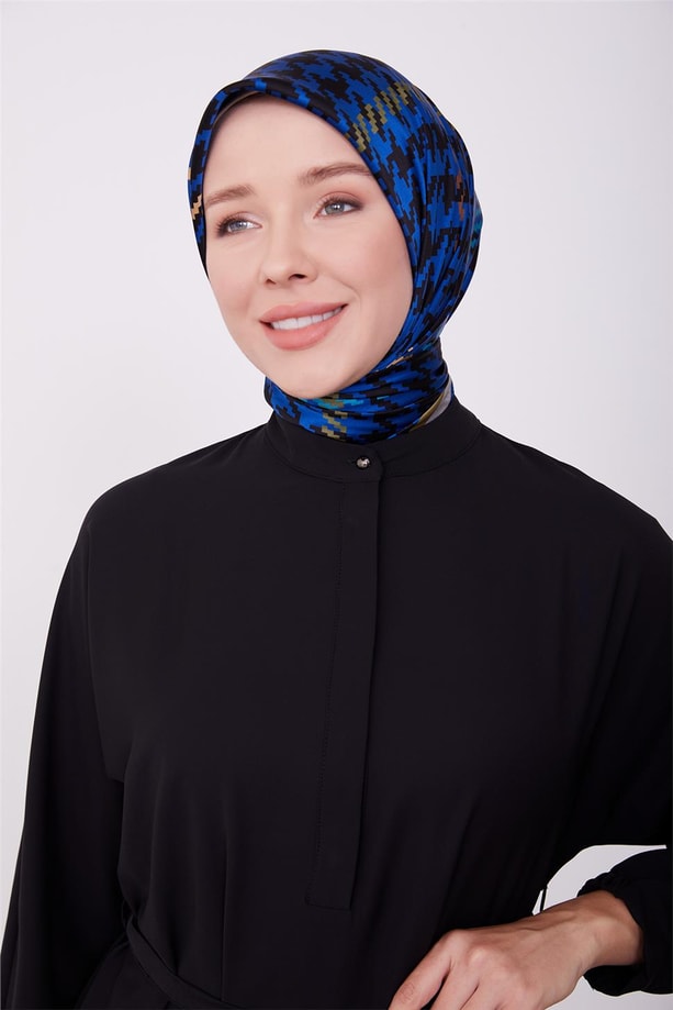 Lastikli kemerli tunik 23K4701 Siyah