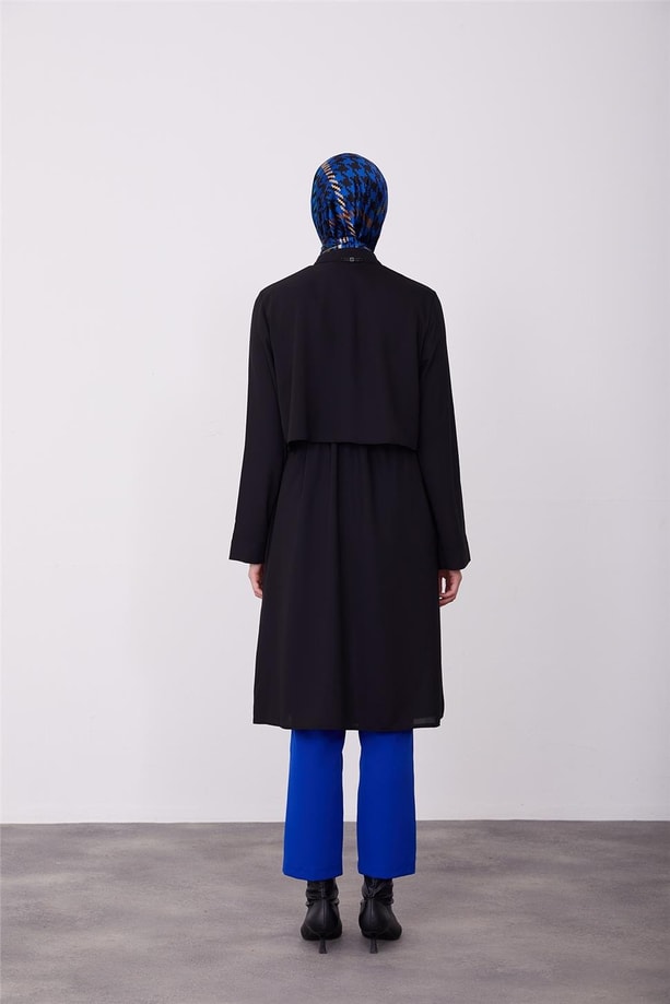 Aller detaylı tunik 23K4710 Siyah