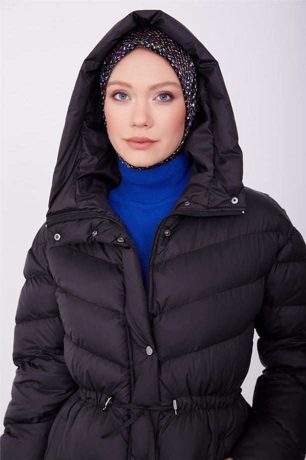  Armine Kapitone 23KD6407 Siyah