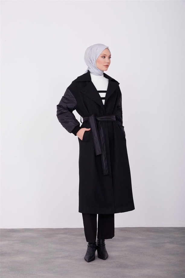 Armine Bomber kollu kaban 23K7201 Siyah