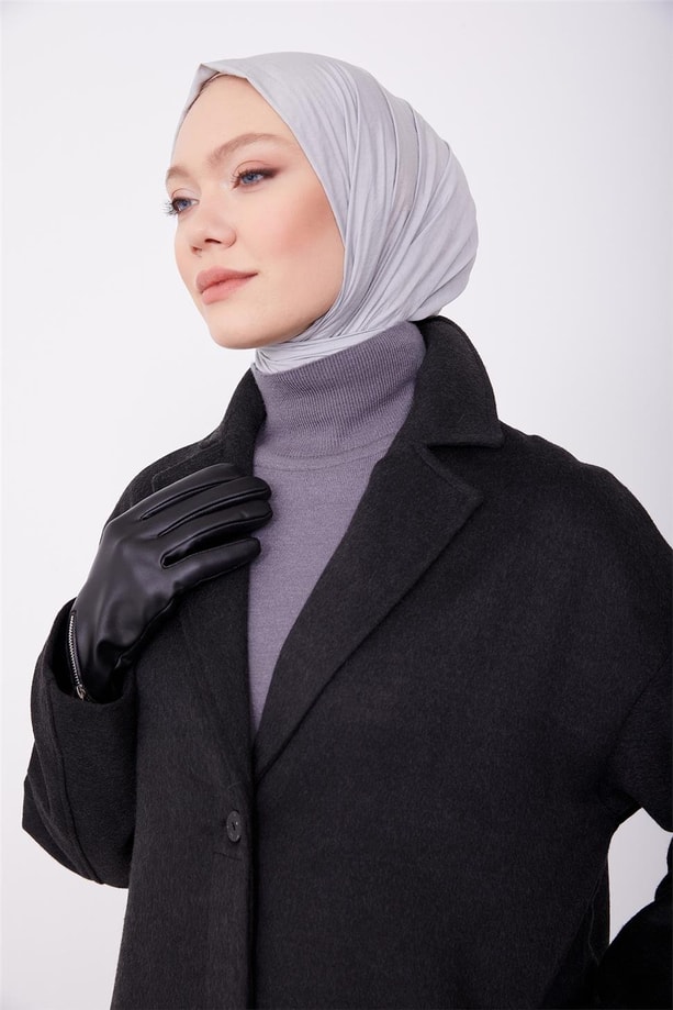 Armine tek düğmeli kaban 23K7202 Siyah