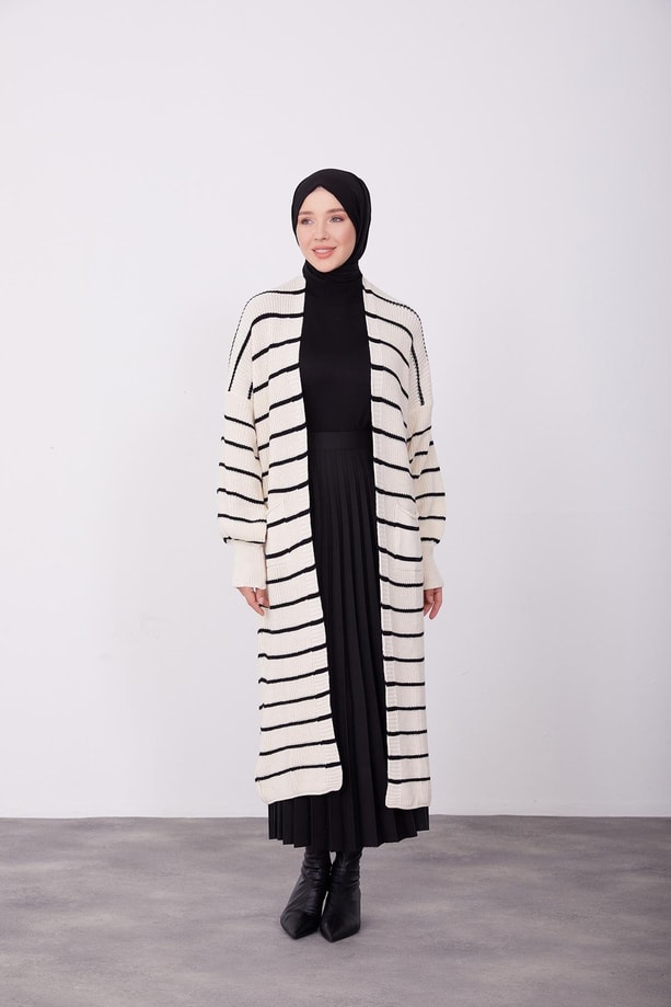 Armine Hırka 23KD8308 Ekru