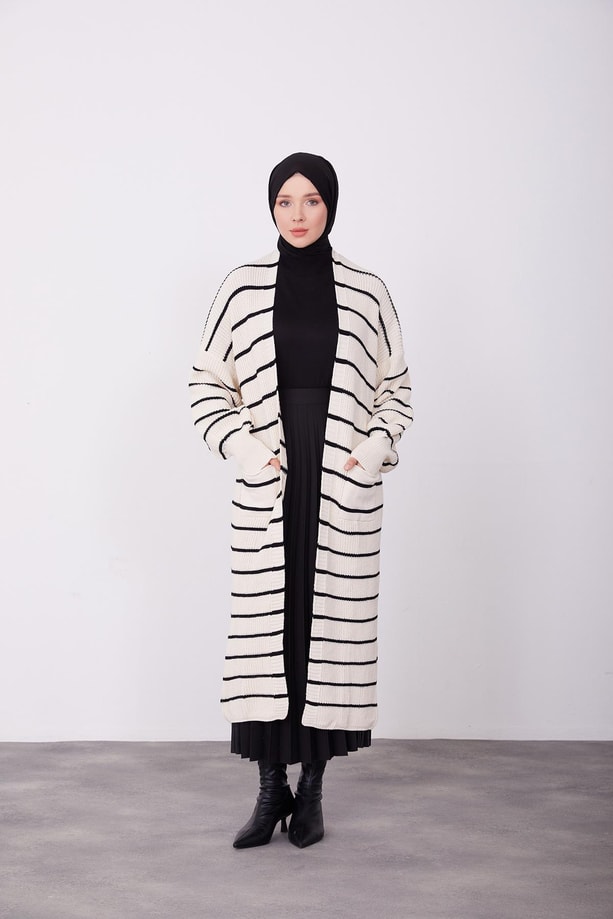 Armine Hırka 23KD8308 Ekru