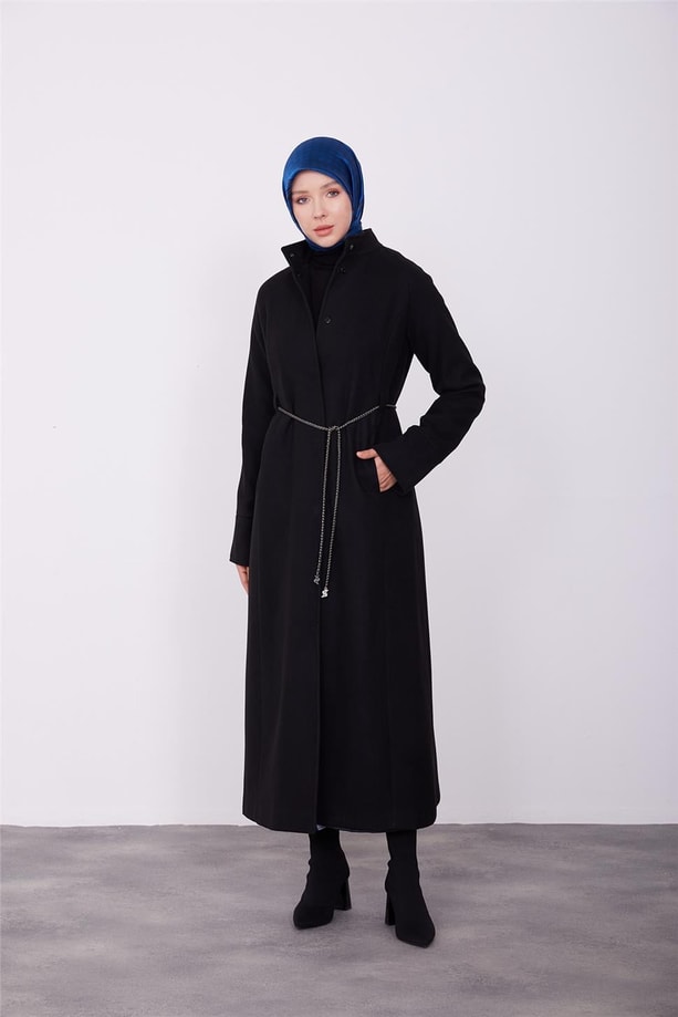 Armine Manto 23K8710 Siyah