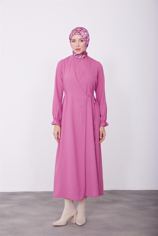 Armine Anvelop Elbise 23K9230 Menekşe