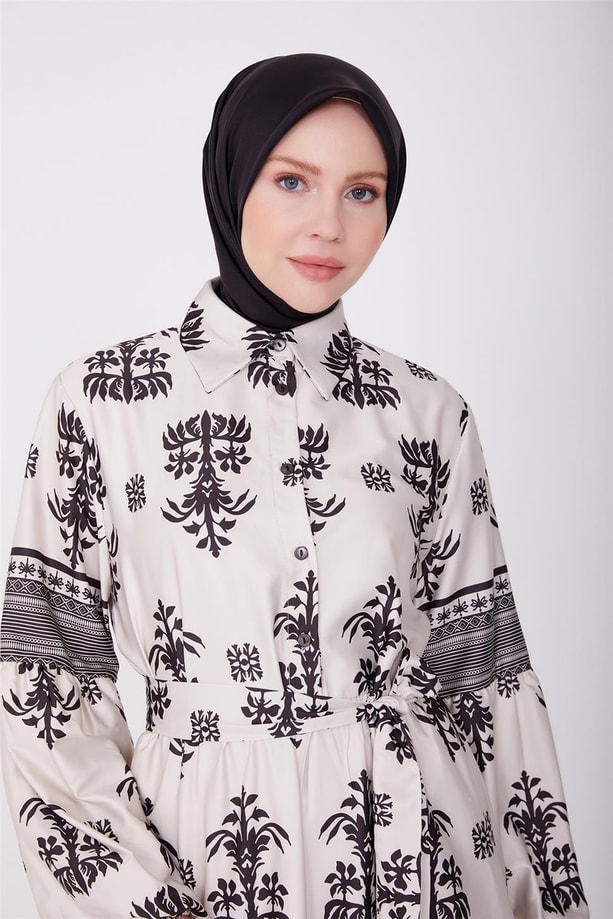 Armine Elbise 23YD2405 Siyah