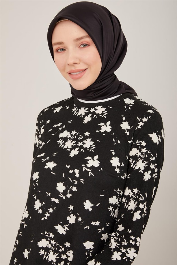 Armine Elbise 23YD2517 Siyah