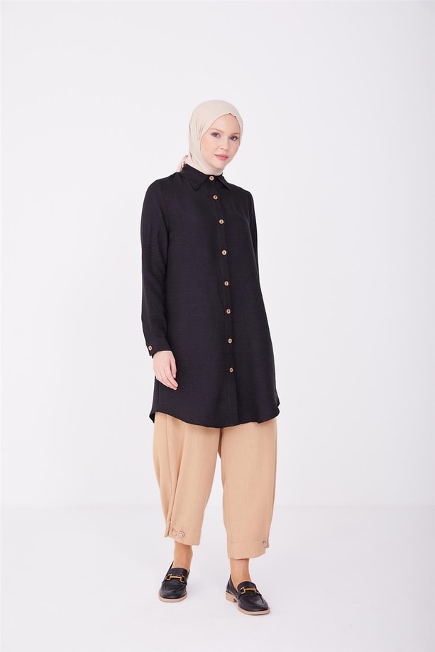 Armine Tunik 23YD3334 Siyah