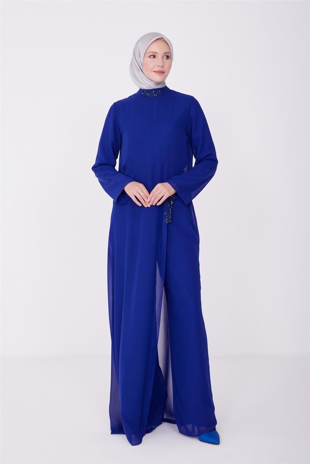 Abiye Elbise 23YD3358  Saks
