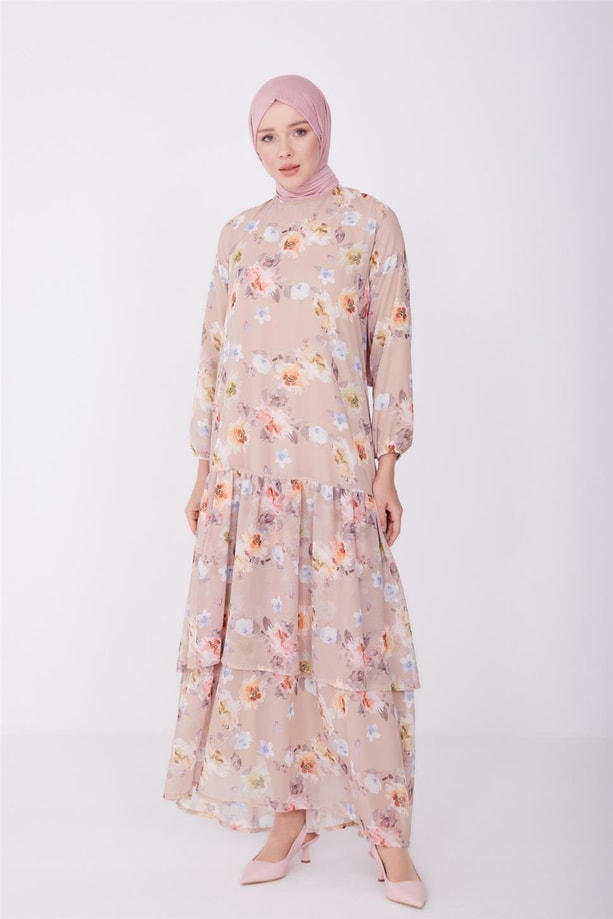 Armine Elbise 23YD4354 Camel
