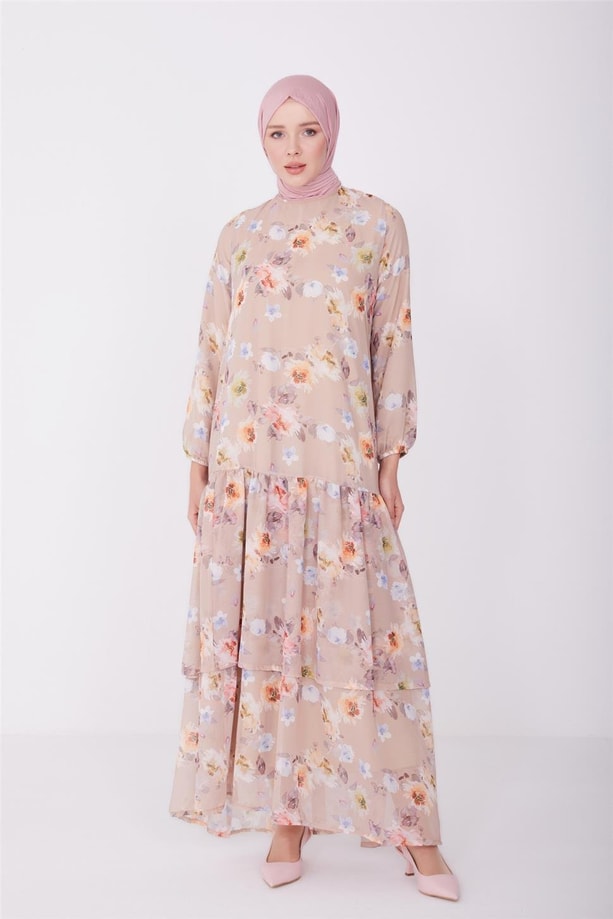 Armine Elbise 23YD4354 Camel