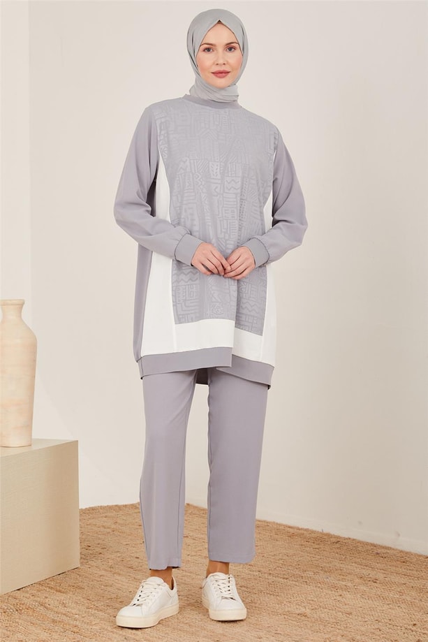 Armine Takım 23YD4403 Gri