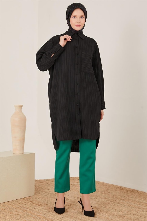 Armine Tunik 23YD4415 Siyah