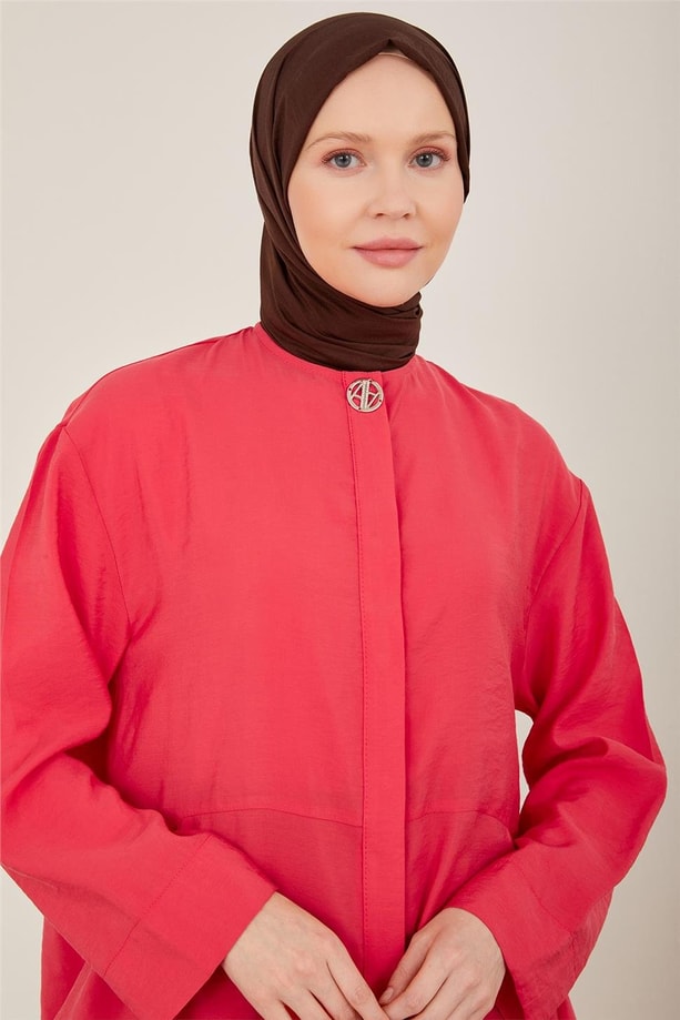 Armine Önü Arma Detaylı Giy Çık 23Y5118 Kiraz