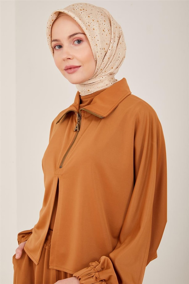 Armine Örme Üçlü Rahat Takım 23Y6637 Çikolata