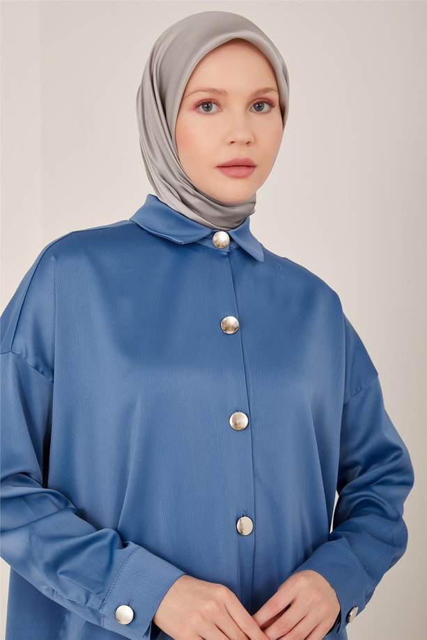 Armine Gömlek 23YD8300-1 İndigo