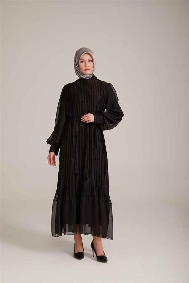 Armine Abiye Elbise 23YD9100 Siyah