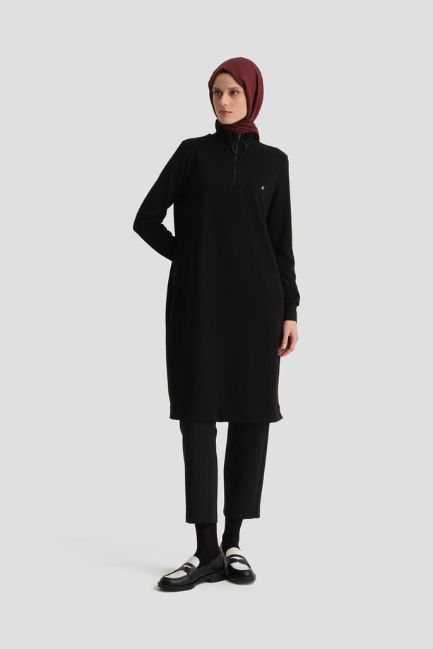 Armine Sweat Tunik ORTD412 Siyah