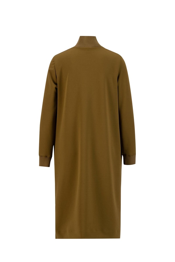 Armine Sweat Tunik ORTD412 Yağ Yeşili