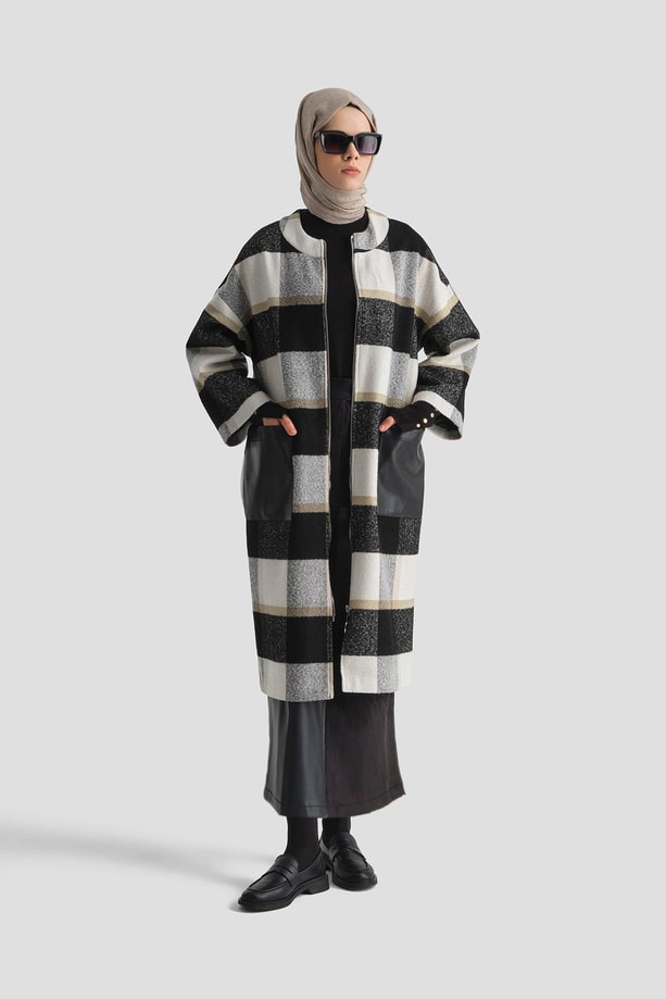 Armine Trend Ceket 24KT557 Siyah