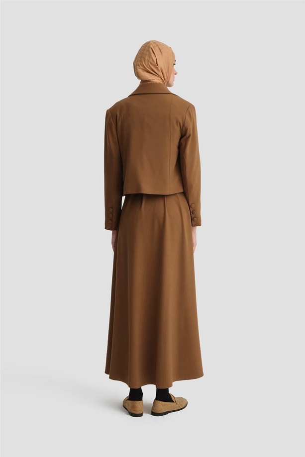 Armine Yelekli Takım 24K6906 Taba