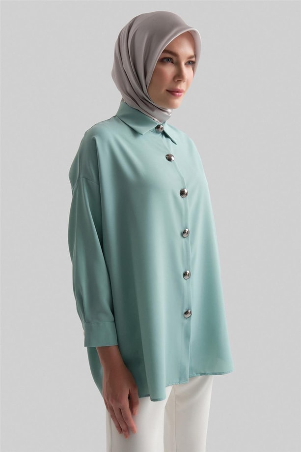 Armine Gömlek 24YD3000 Çağla