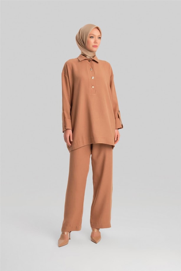 Armine Takım 24YD4220 Taba