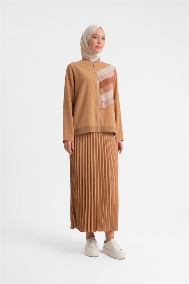 Armine Etekli Takım 24YD4401 Camel