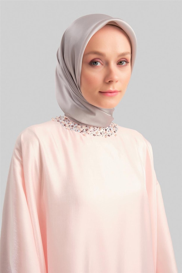 Armine İşleme Detaylı Şık Takım 24Y6833 Pudra