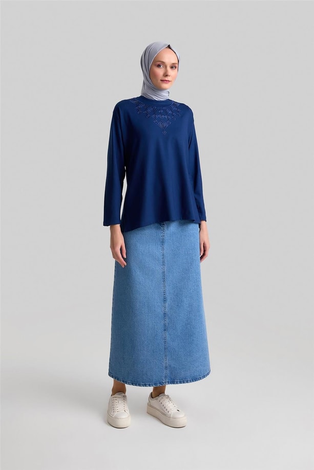Armine Penye 24YD9021 İndigo