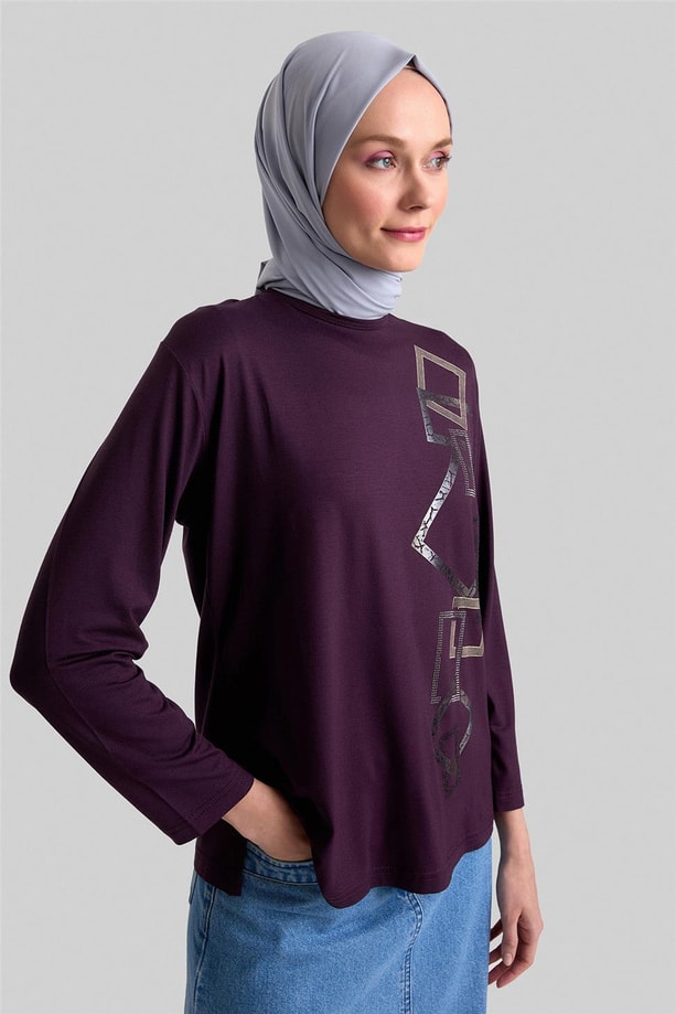 Armine Penye 24YD9024 Mürdüm