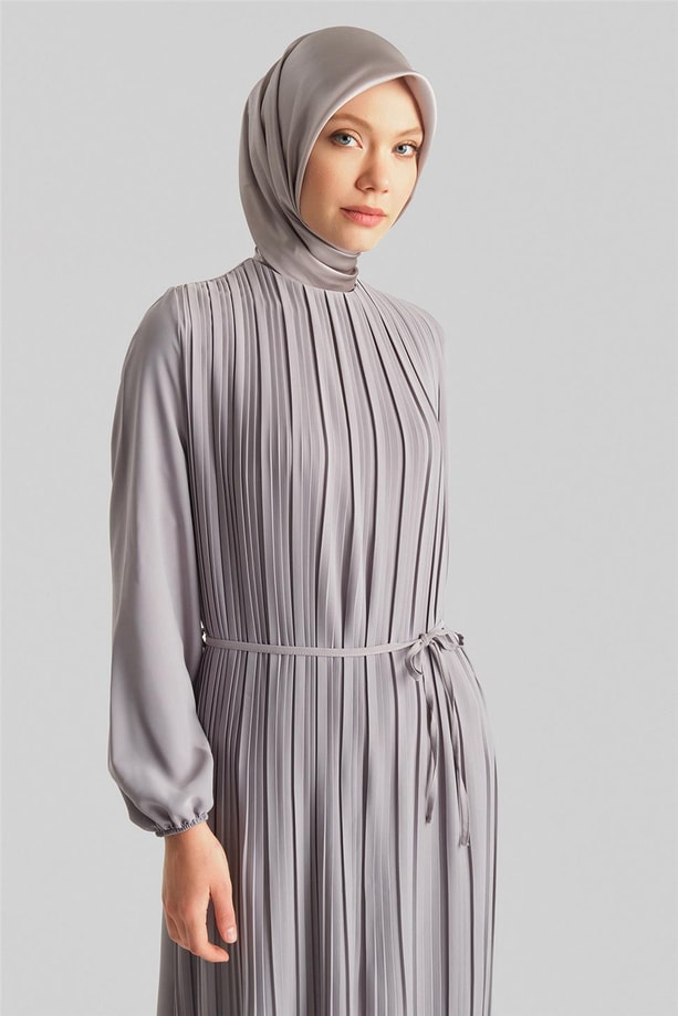 Armine Elbise 24YD9435 Gri