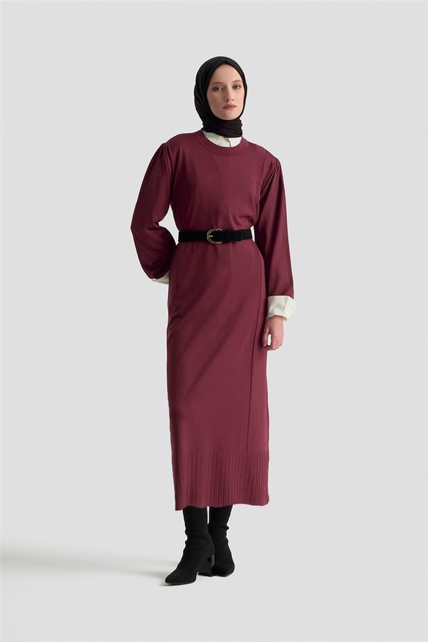 Armine Trend Elbise 25KTD956 Bordo