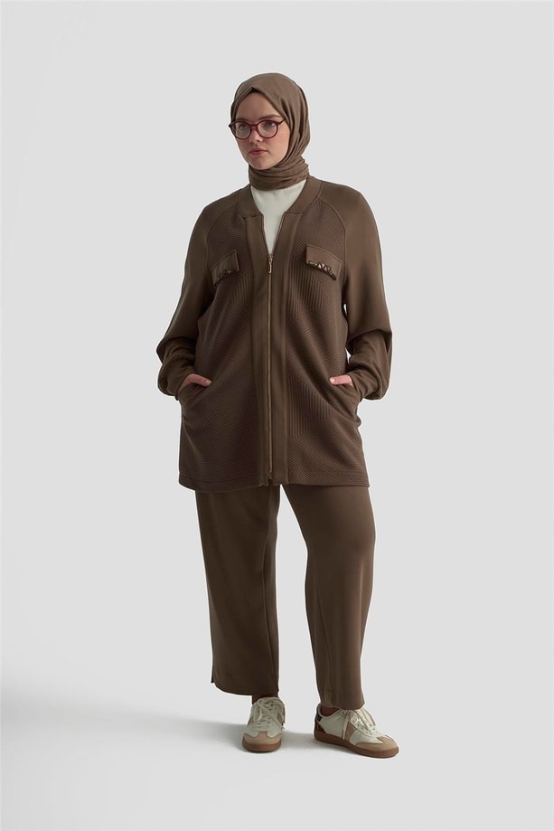 Armine Takım 25KD1922 KAHVERENGİ