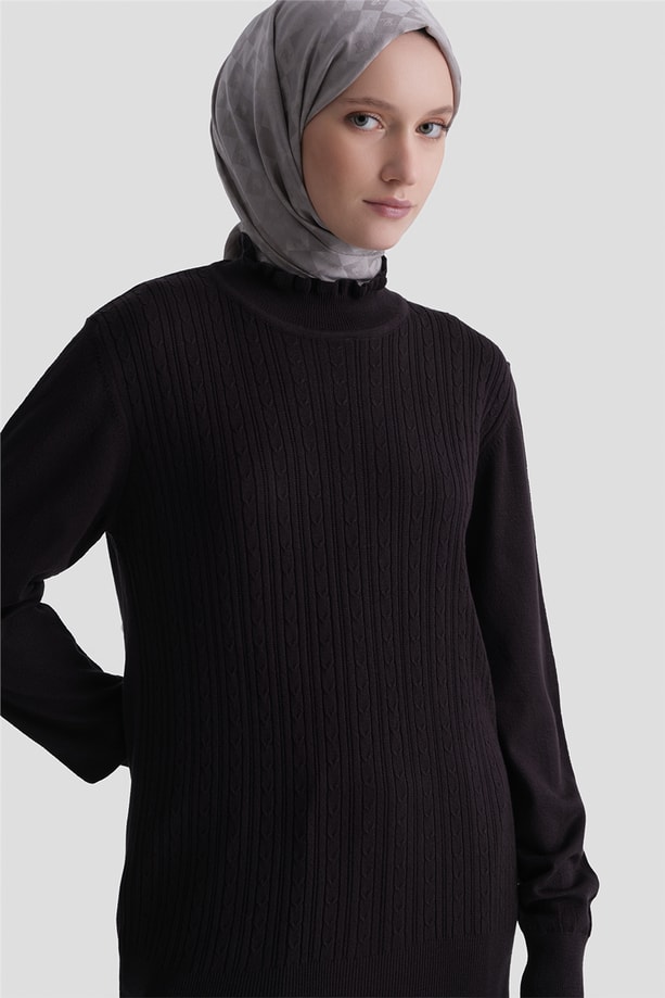Armine Triko Kazak 25KD2901 Siyah