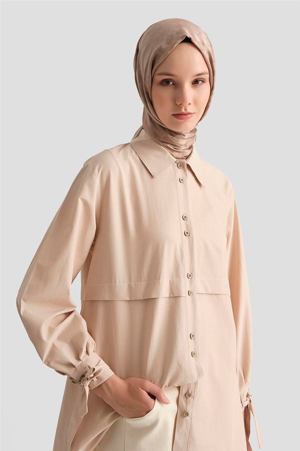 Armine Gömlek 25YH3441 Bej