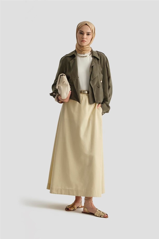 Armine Asimetrik Ceket 25Y5914 Haki