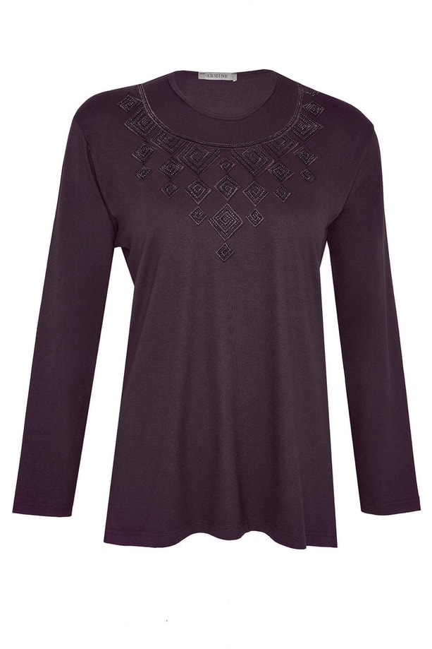 Armine Penye 25Yd9015 Mürdüm