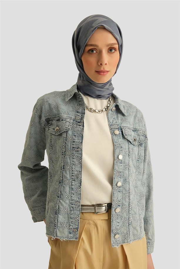 Armine Ceket 25YD9119 Mavi