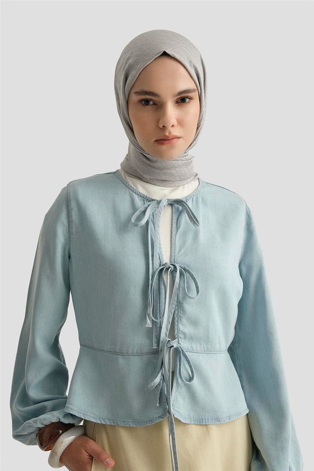 Armine Bluz 25YD9127 Mavi