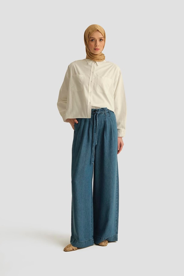 Armine Pantolon 25YD9130 İndigo