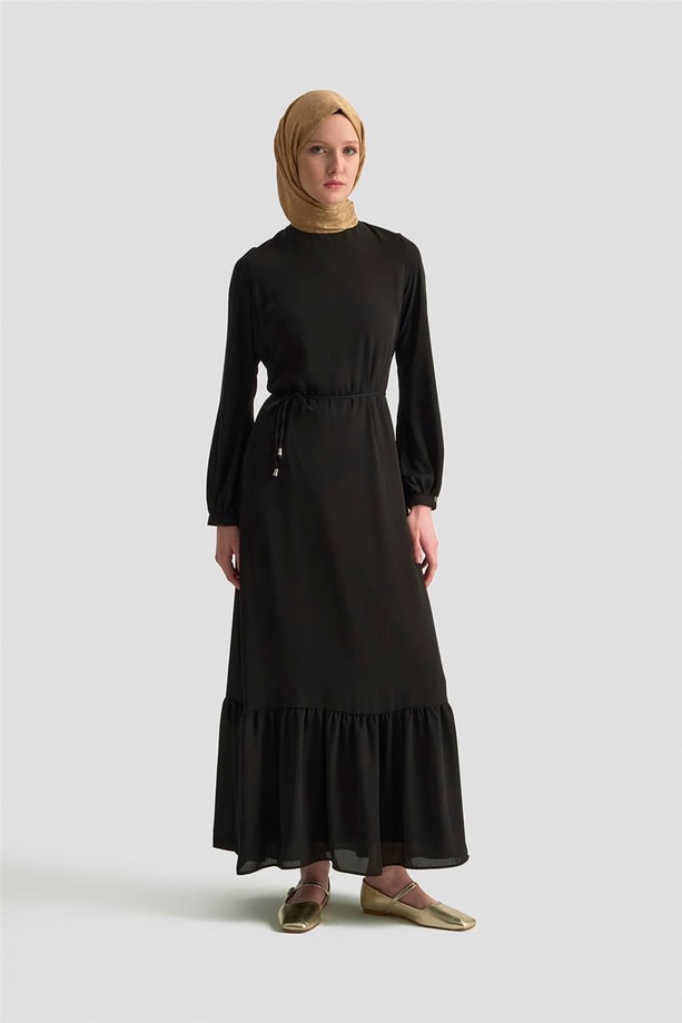 Armine Trend Elbise 25YT924 SİYAH