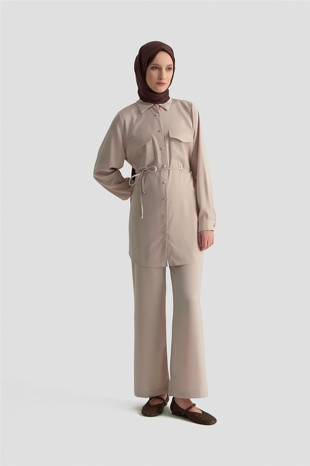 Armine Takım 25YD9261 Bej