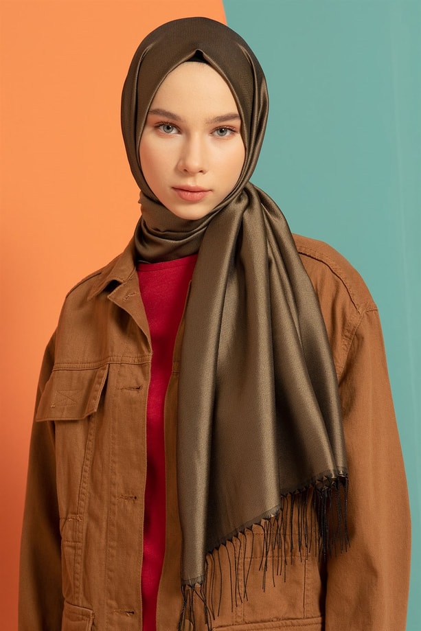 Armine Trend Nergis Şal 00Oa0444 Yağ Yeşili